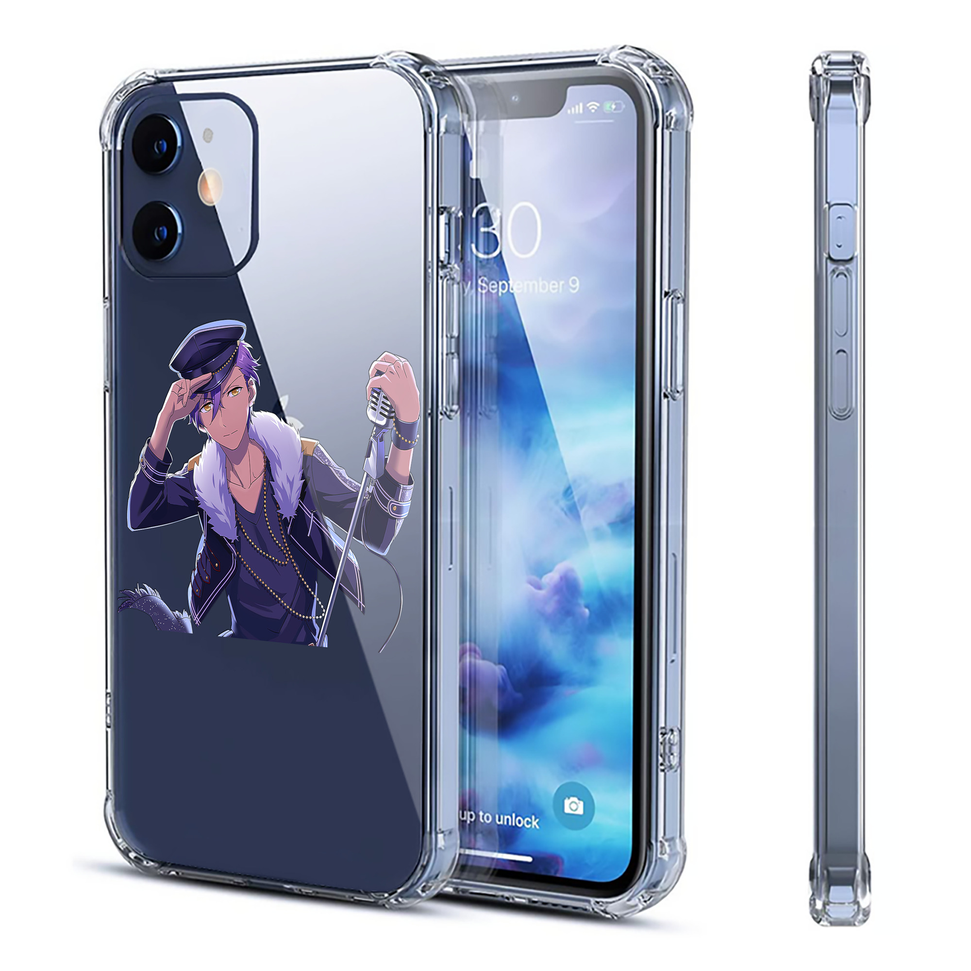 （画像用） あんさんぶるスターズ! Ensemble Stars 【iPhone 12シリーズ対応】透明スマホケース（クリアソフトケース）